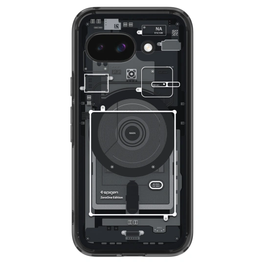 Spigen Ultra Hybrid MagSafe Pixel 9A hoesje zero zwart