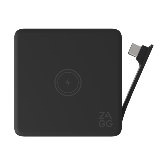 ZAGG 4-poort USB-C hub met draadloze oplader
