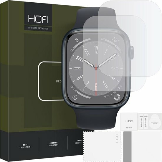 Tech Protection Apple Watch 41 mm 2 pack screenprotector