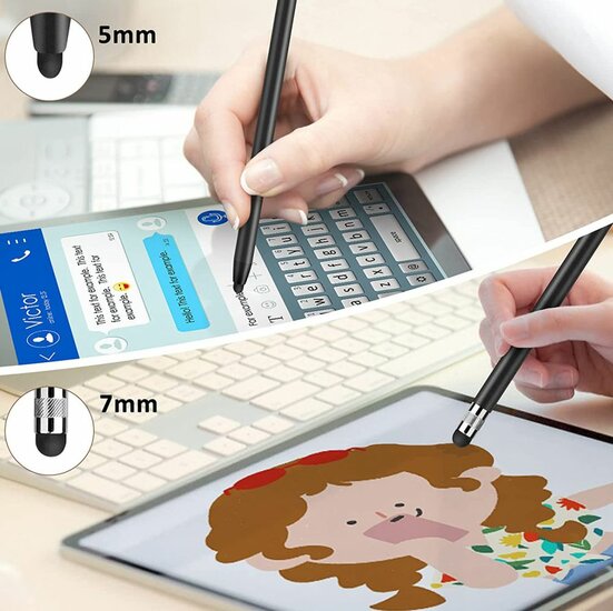 TechProtection Stylus Pen voor iPad en tablet blauw