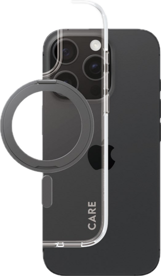 PanzerGlass CARE met kickstand iPhone 16 Pro hoesje zwart 