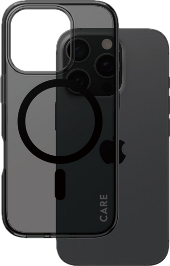 PanzerGlass CARE Urban Combat iPhone 16 Pro hoesje smokey zwart