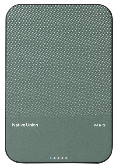 Native Union ReClassic MagSafe powerbank groen