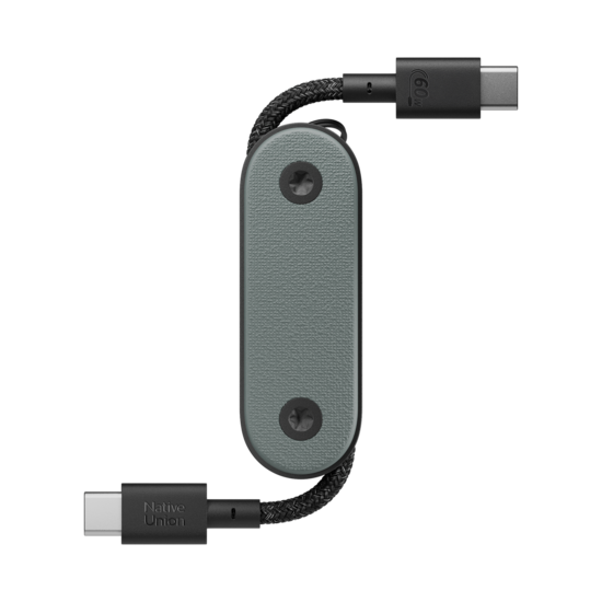 Native Union Pocket USB-C naar USB-C kabel groen
