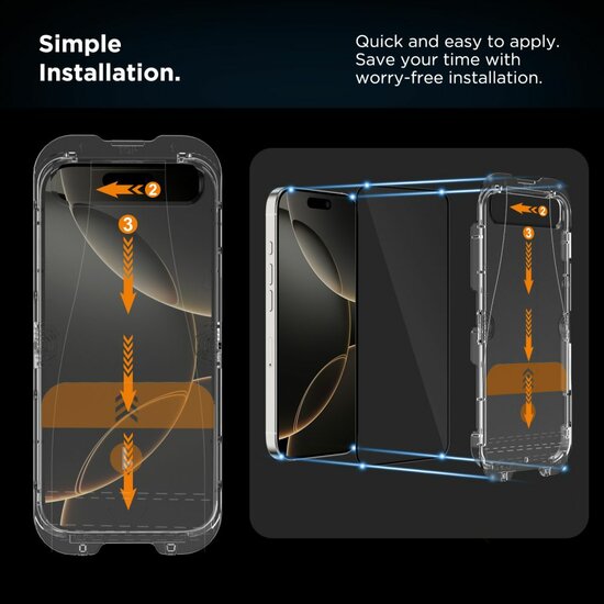 TechProtection Quick iPhone 16e / 14 / 13 / 13 Pro glazen screenprotector 2 pack