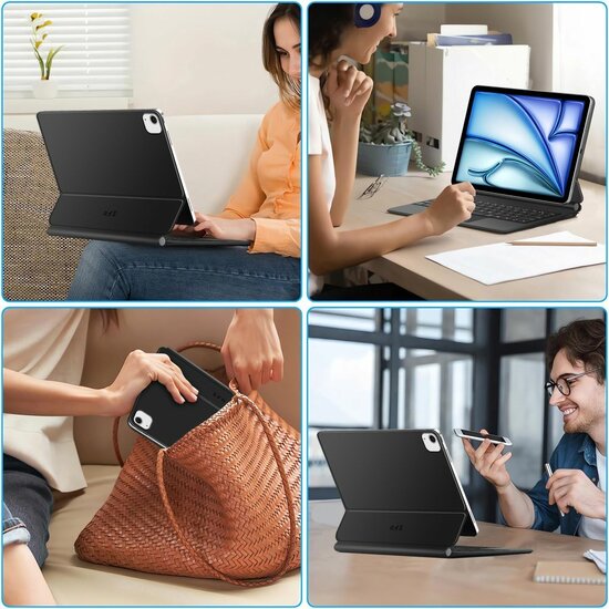 TechProtection Smartcase iPad Air 11 / 10,9 inch toetsenbordhoesje