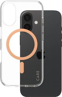 PanzerGlass CARE Urban Combat iPhone 16 hoesje oranje
