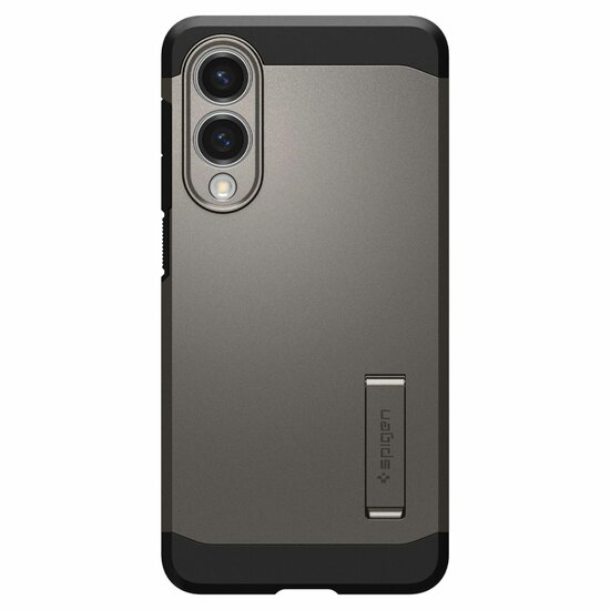 Spigen Tough Armor Galaxy S25 Edge hoesje gun metal