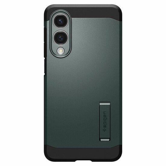 Spigen Tough Armor Galaxy S25 Edge hoesje groen