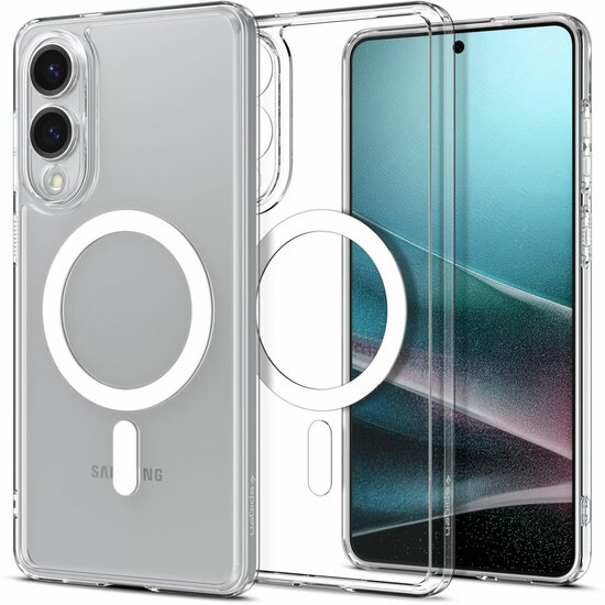 Spigen Ultra Hybrid MagSafe Galaxy S25 Edge hoesje wit