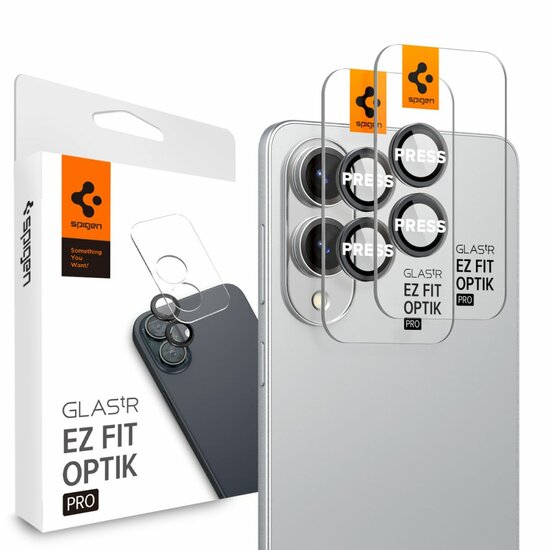 Spigen Optik Pro Glas.tR EZ Fit Galaxy S25 Edge camera protector