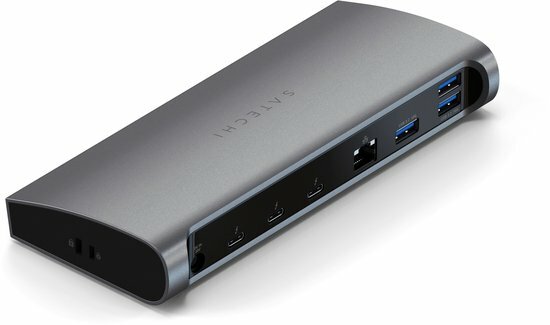 Satechi Thunderbolt 4 multiport dockingstation met netadapter