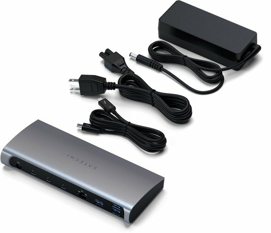 Satechi Thunderbolt 4 multiport dockingstation met netadapter