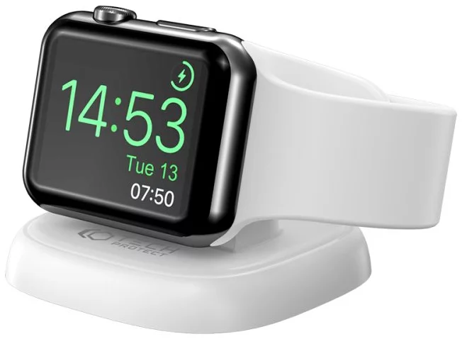 TechProtection Apple Watch stand draadloze oplader wit