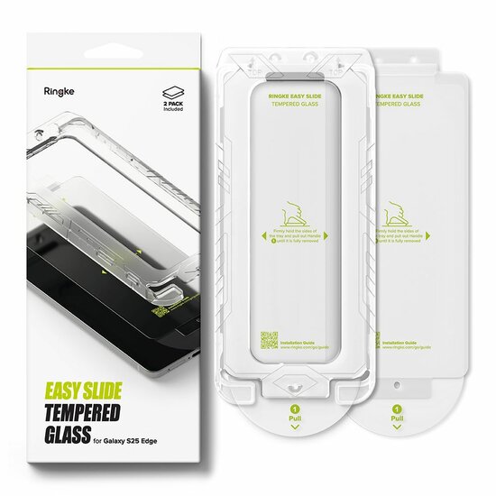 Ringke Easy Slide Galaxy Edge S25 screenprotector 2 pack
