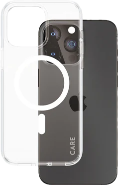 PanzerGlass CARE Urban Combat MagSafe iPhone 15 Pro hoesje transparant