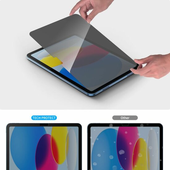 TechProtection iPad 2025 11 inch / 2022 10,9 inch privacy glazen screenprotector