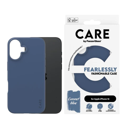 PanzerGlass CARE iPhone 16 hoesje blauw