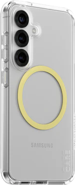 PanzerGlass CARE Urban Combat MagSafe Galaxy S25 hoesje doorzichtig geel