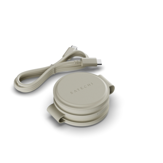 Satechi On-the-Go Qi2 MagSafe 3 in 1 oplader beige