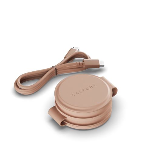Satechi On-the-Go Qi2 MagSafe 3 in 1 oplader roze