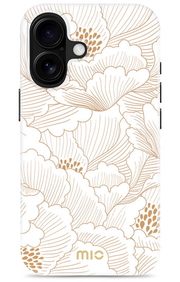 MIO MagSafe iPhone 16 hoesje White Roses