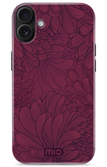 MIO MagSafe iPhone 16 hoesje Berry Blooms