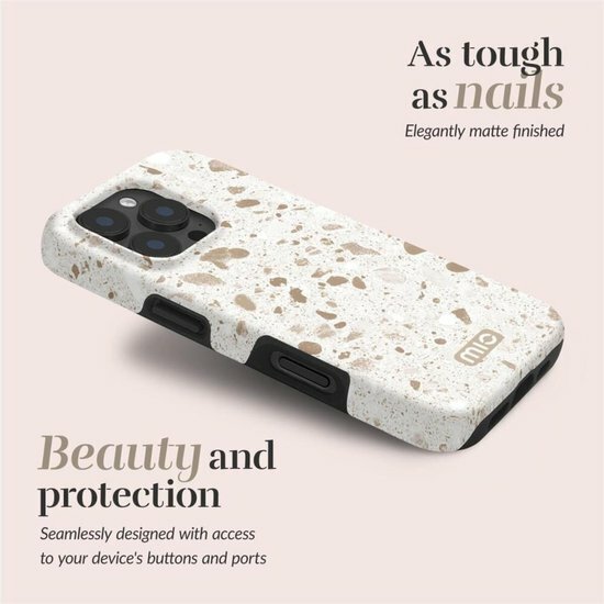 MIO MagSafe iPhone 15 / 14 / 13 hoesje Terrazzo