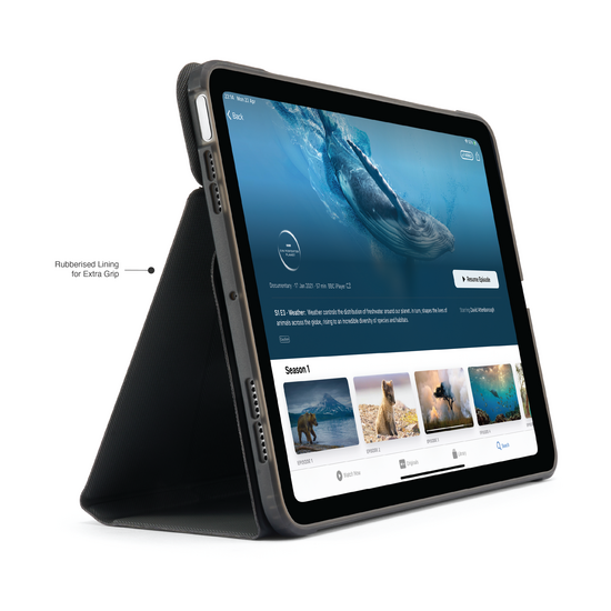Pipetto Origami Stand iPad AIr 11 inch hoesje zwart