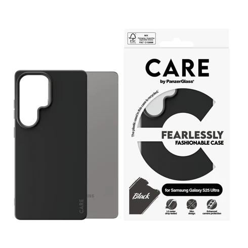 PanzerGlass CARE Galaxy S25 Ultra hoesje zwart