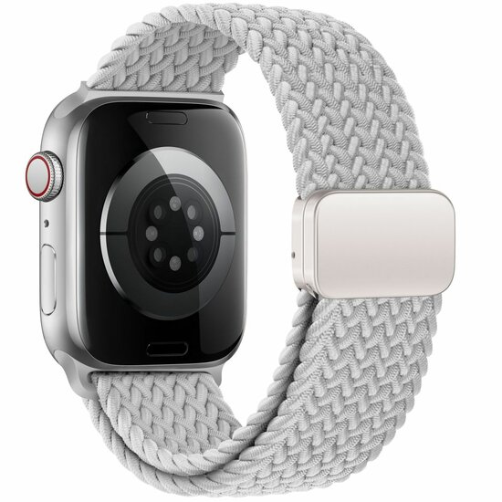 TechProtection Nylon Plus Apple Watch 49 / 46 / 45 / 44 mm bandje stone
