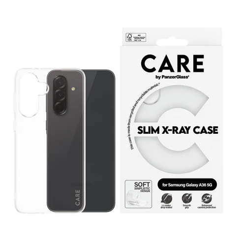 PanzerGlass CARE X-Ray flexibel Galaxy A36 hoesje doorzichtig