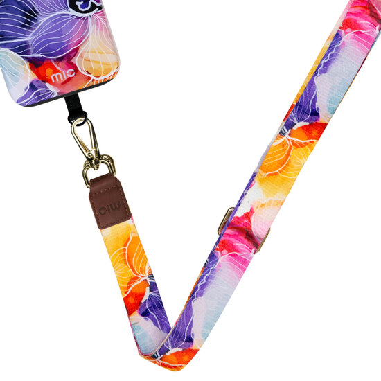 MIO Lanyard universeel draagkoord Flowers