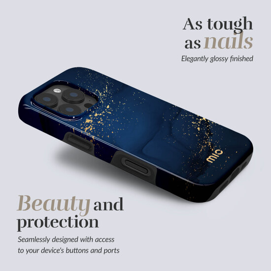 MIO MagSafe iPhone 16 Pro hoesje Midnight Sparkle