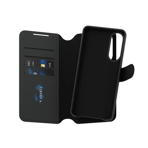 PanzerGlass CARE 2 in 1 Wallet MagSafe Galaxy S25 Edge hoesje zwart