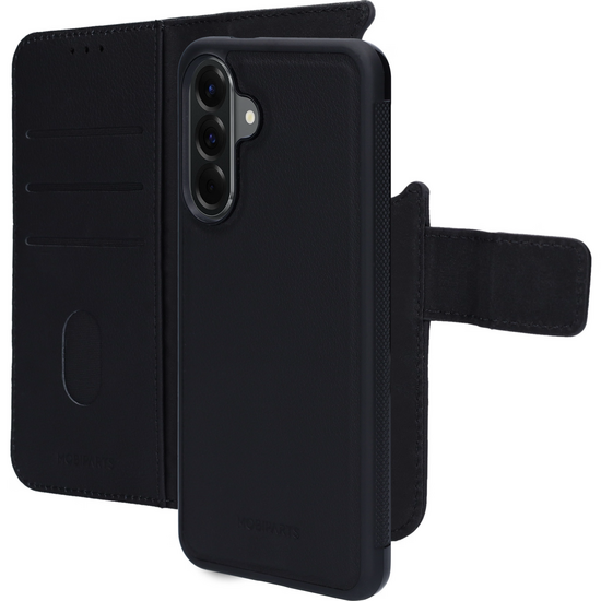 Mobiparts leren 2 in 1 Wallet Galaxy A56 hoesje zwart
