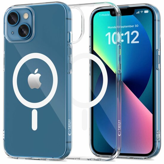TechProtection Flex MagSafe iPhone 13 mini hoesje transparant