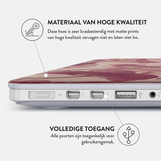 Burga MacBook Air 13,6 inch hardshell tender kiss