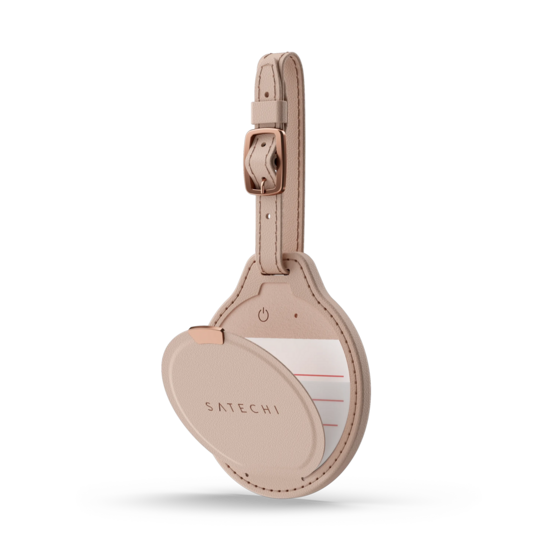 Satechi FindAll Luggage Tag bagagelabel met Find My tracker roze