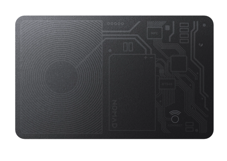 Nomad Tracking Card met Find My tracker zwart
