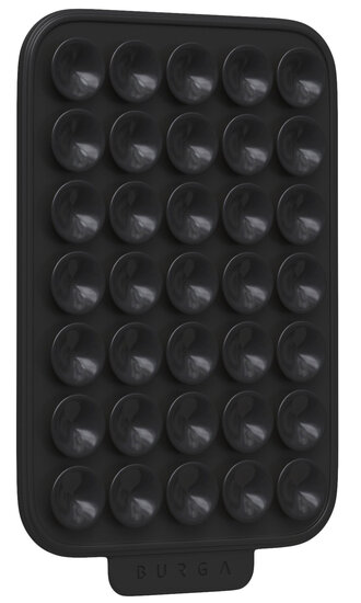 Burga StickPad zuignap houder zwart
