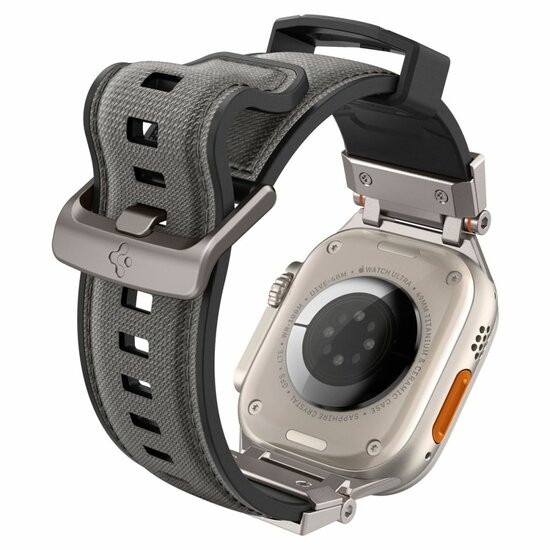 Spigen DuraPro Armor Apple Watch 49 / &nbsp;46 / 45 / 44 &nbsp;mm bandje grijs