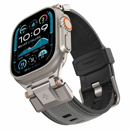 Spigen DuraPro Armor Apple Watch 49 / &nbsp;46 / 45 / 44 &nbsp;mm bandje grijs