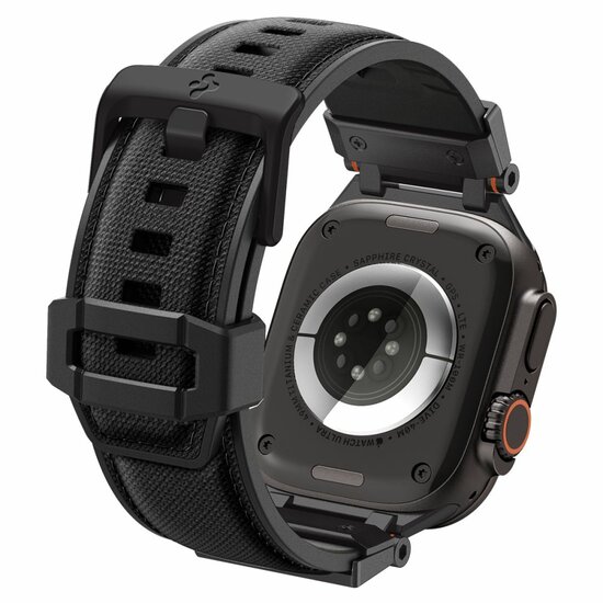 Spigen DuraPro Armor Apple Watch 49 / &nbsp;46 / 45 / 44 &nbsp;mm bandje zwart