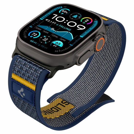 Spigen Athlex Air Apple Watch 49 / &nbsp;46 / 45 / 44 &nbsp;mm bandje navy