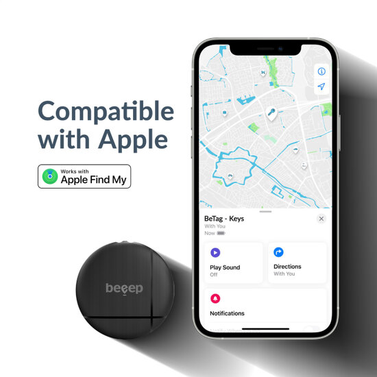 Beeep BeTag Find My Tracker fietsbel