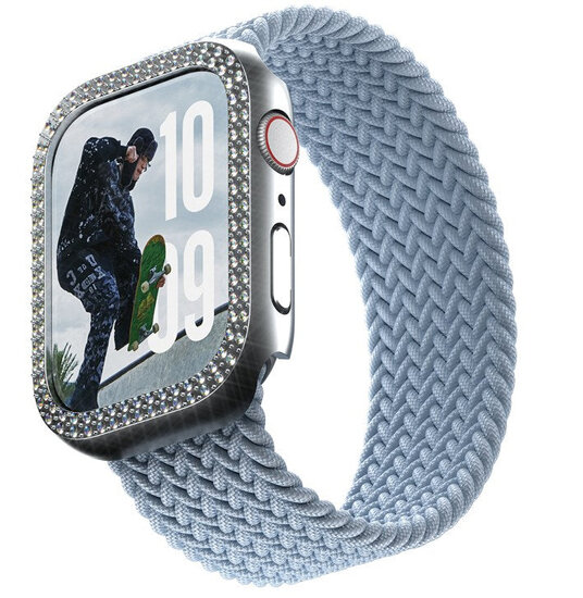 PanzerGlass Bling Bumper Apple Watch 42 mm hoesje zilver