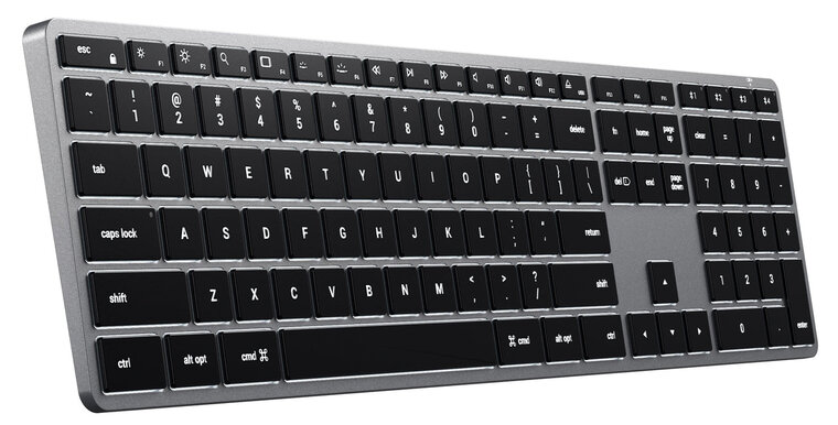 Satechi Slim X3 bluetooth backlit toetsenbord grijs