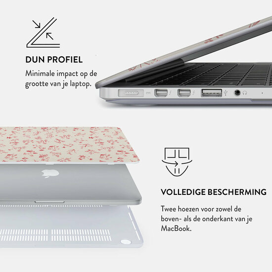 Burga MacBook Air 13,6 inch hardshell prairie