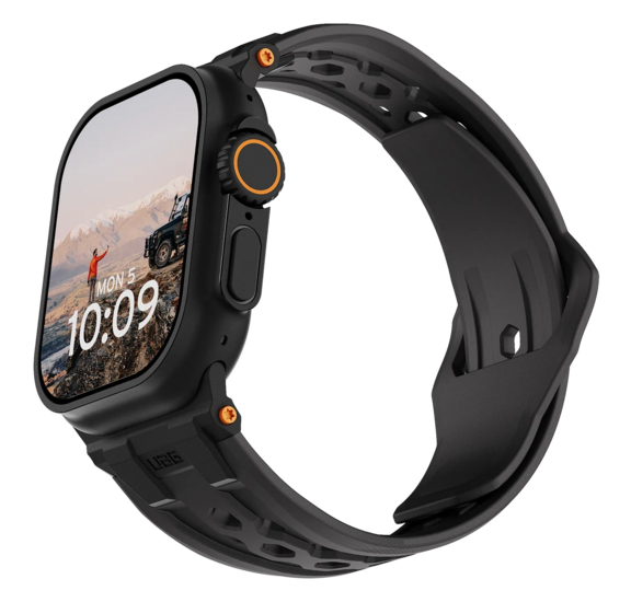 UAG Monarch Apple Watch 49 / 46 / 45 mm strap bandje zwart
